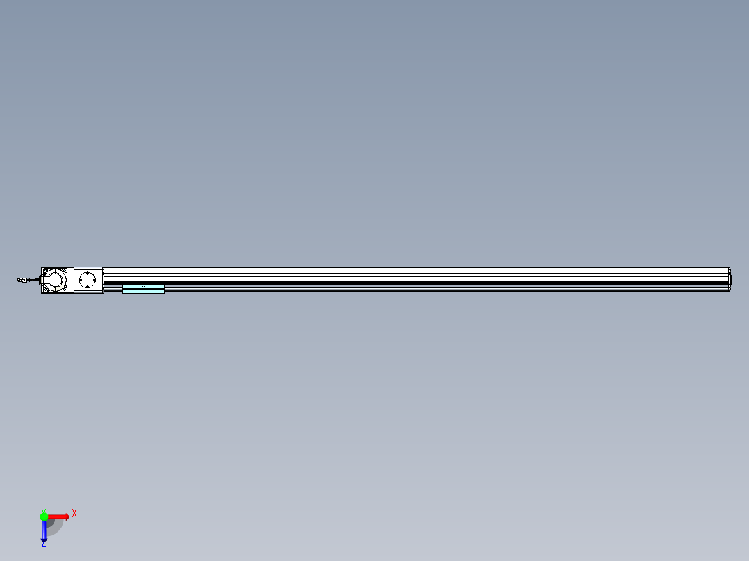 威洛博VBF同步带传动一般环境VBF14-L45-S1800-BL-ZP75-C3俯视图