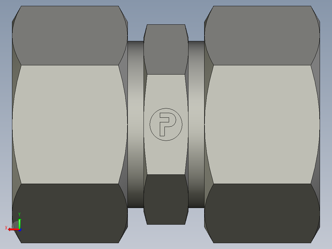 卡套式工业通用硬管接头EO Union G18ZLCF后视图