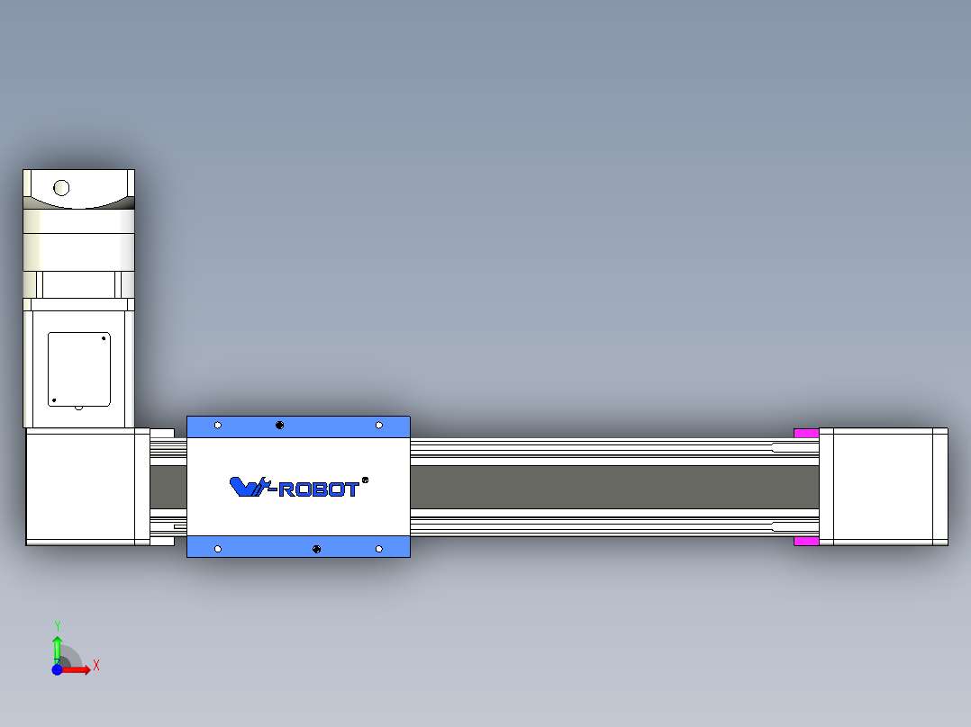 威洛博LB.GB同步带传动--欧规系列GB8-L192-S300-BR-P75-K前视图