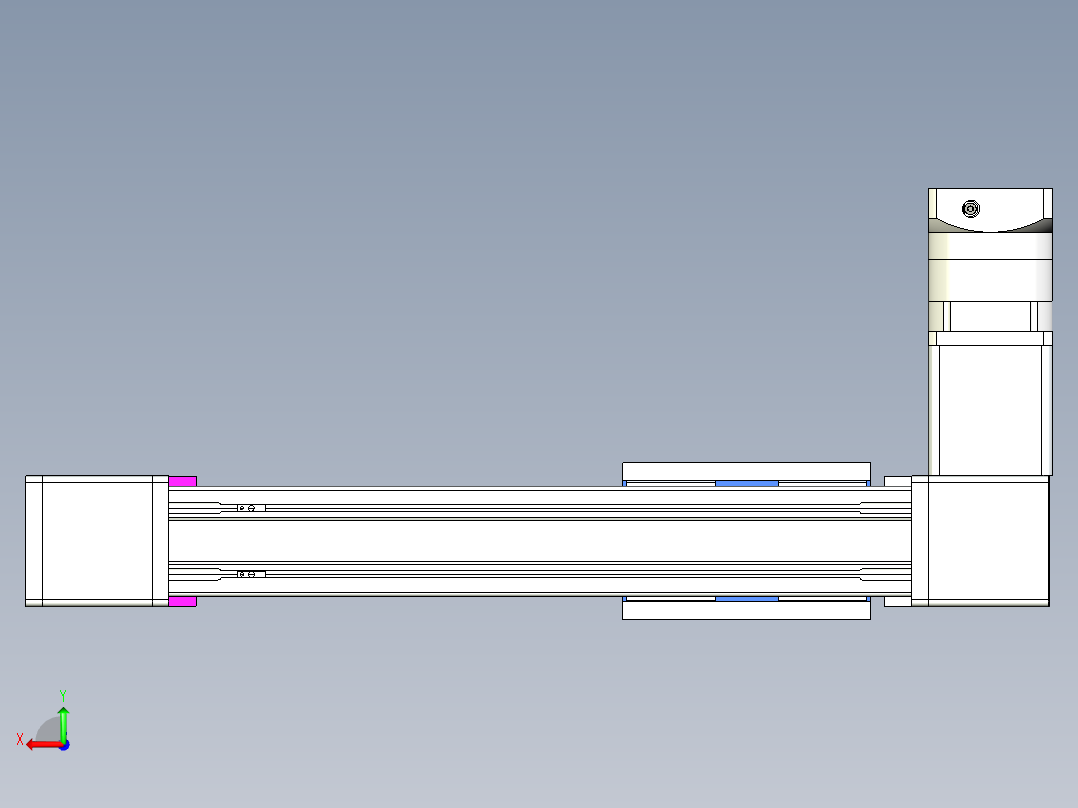 威洛博LB.GB同步带传动--欧规系列GB8-L192-S300-BR-P75-K后视图