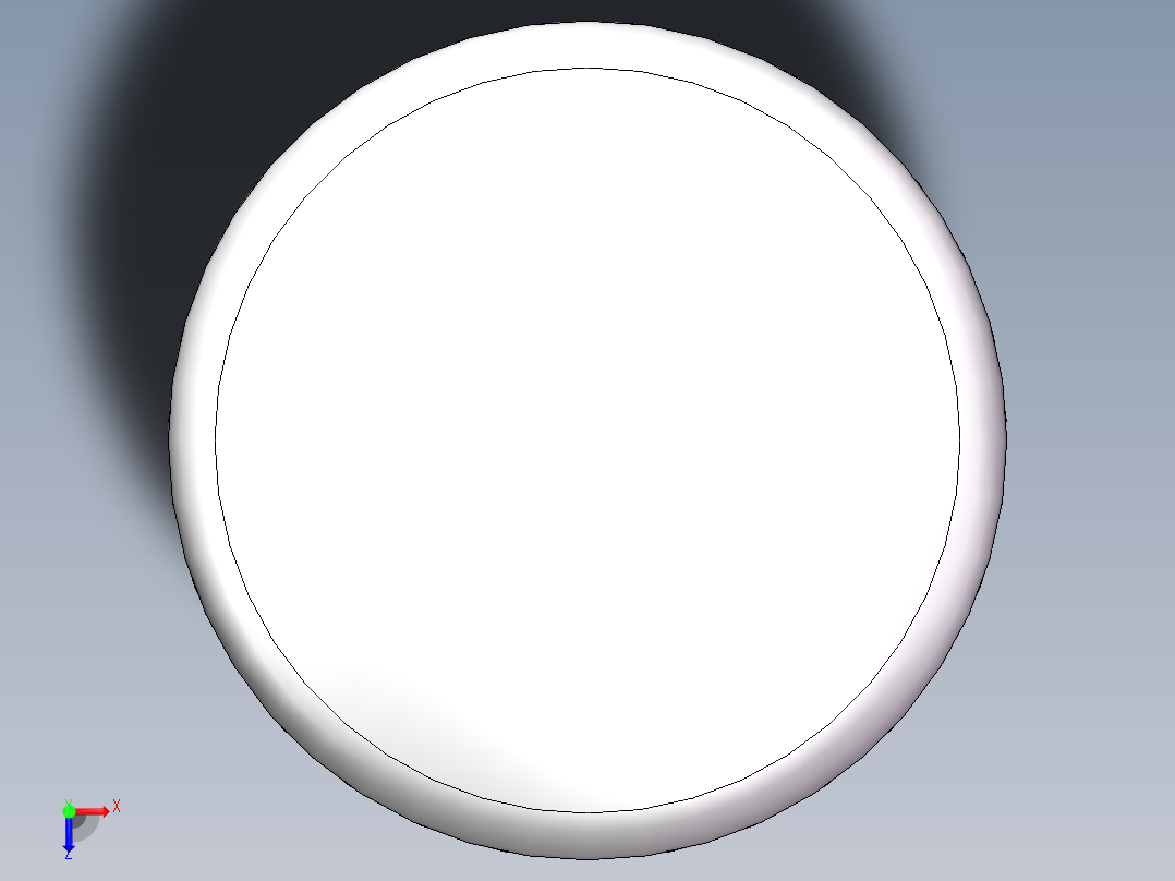 THB碟形封头DN1600俯视图