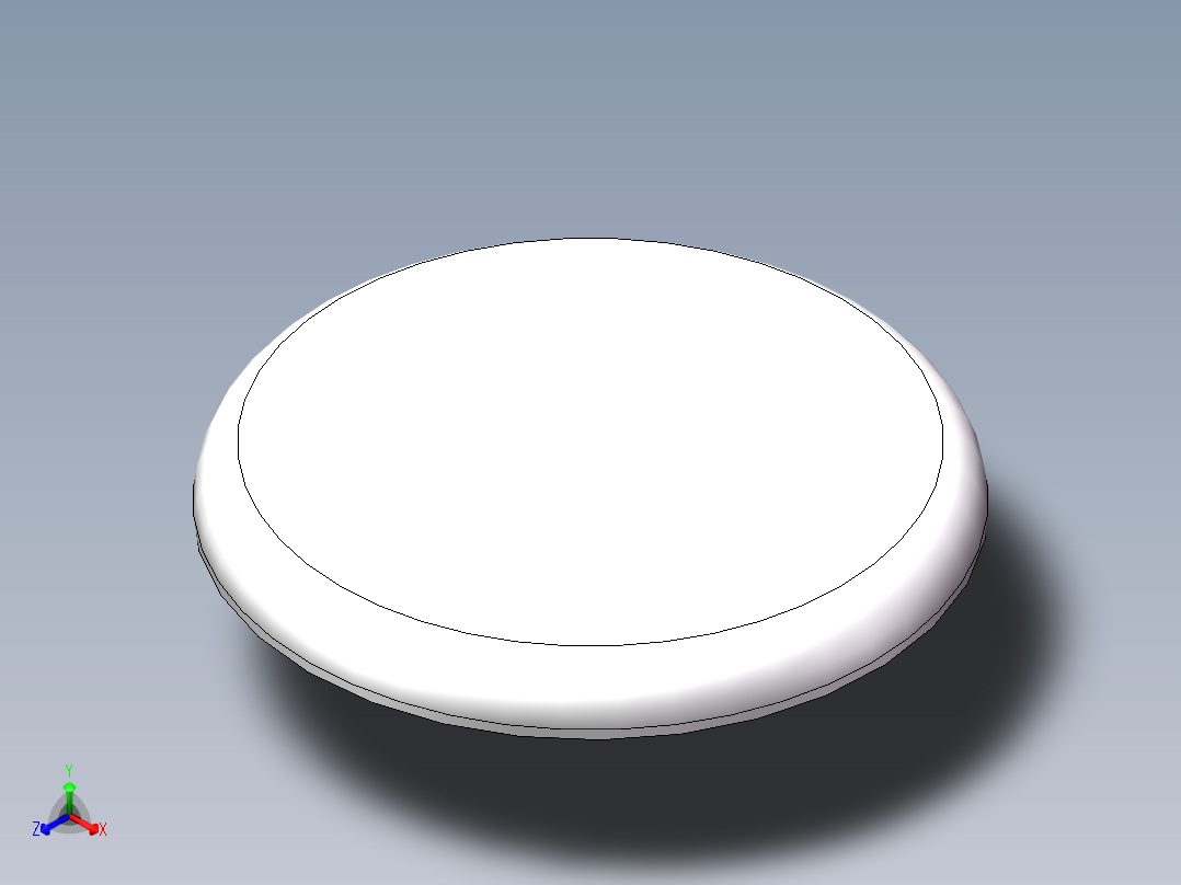 THB碟形封头DN1600正等轴测图