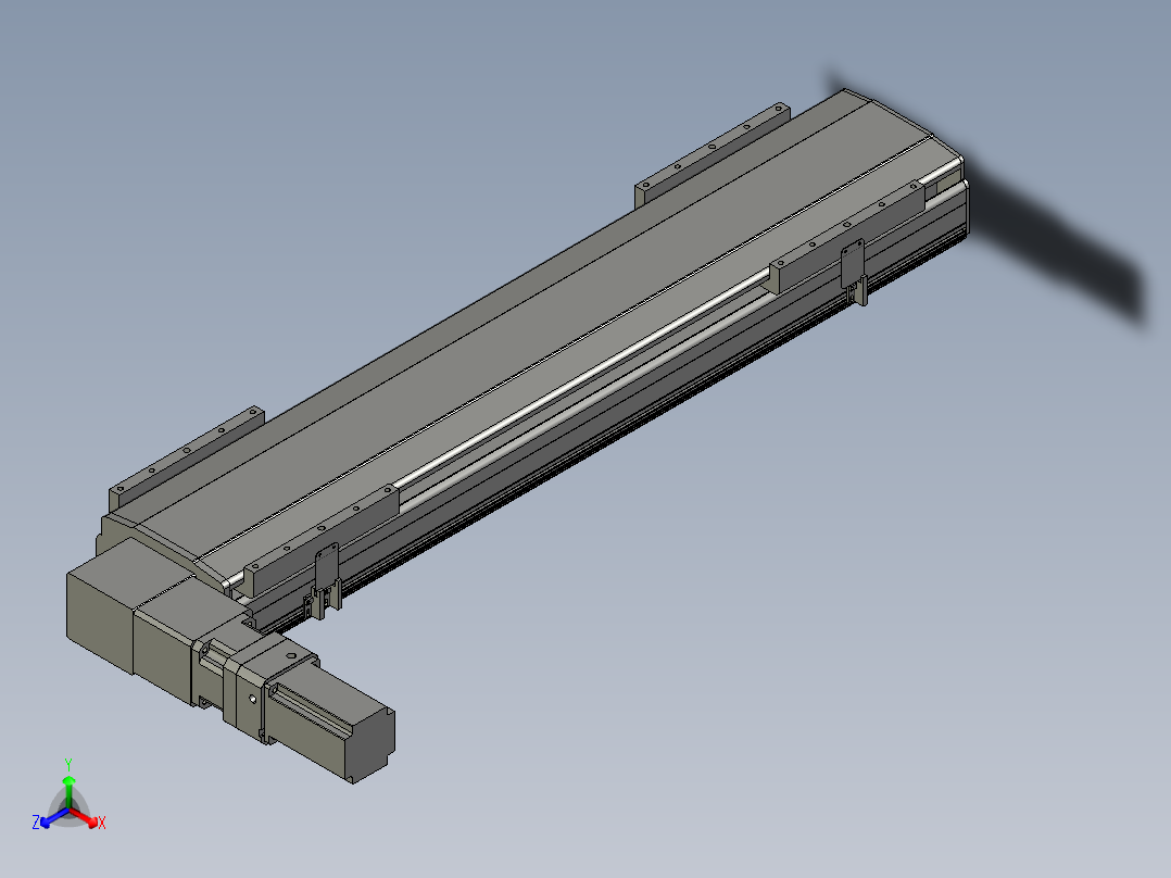 直线模组LHB21-L40-S800-L(B)设计图纸