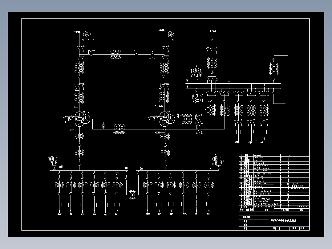 1103510kV降压变电所电气部分方案设计1062289===250