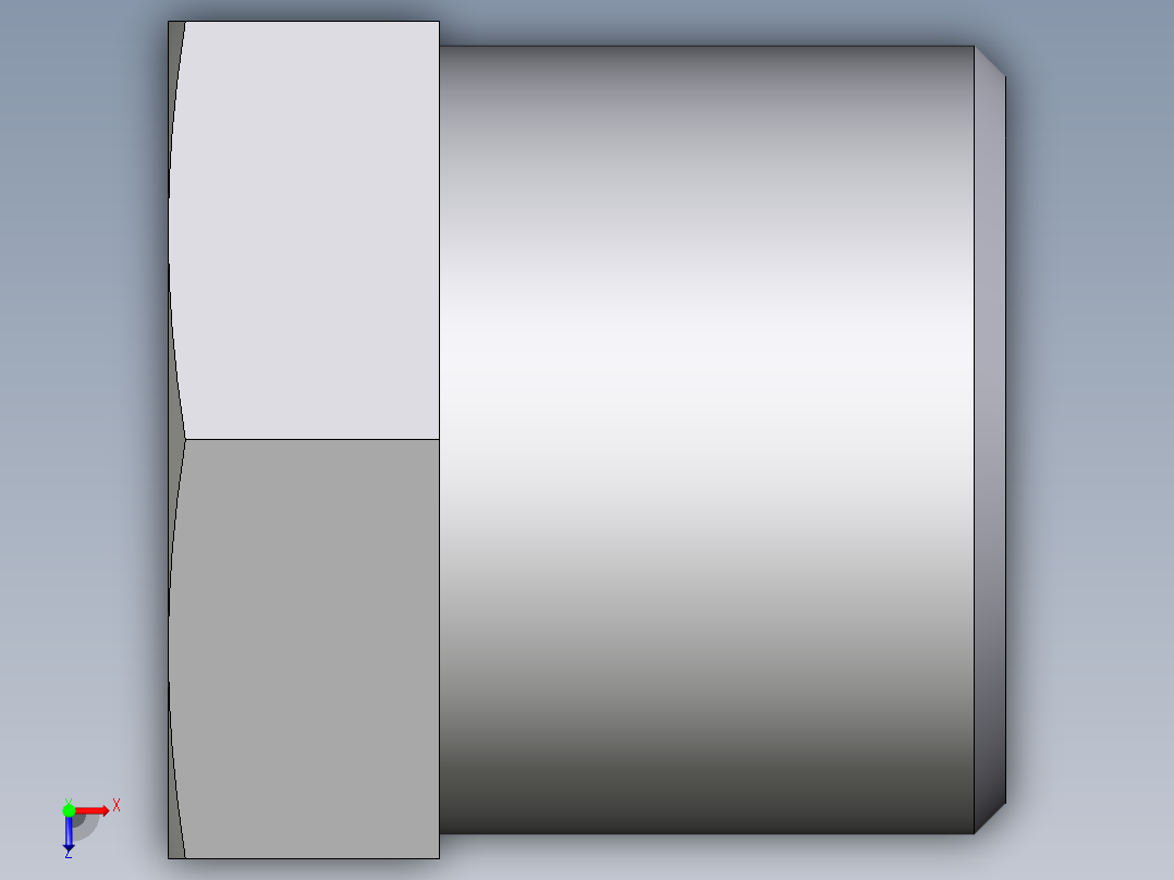 卡套式工业通用硬管接头EO_Sleeve_screw_S10LCFX俯视图