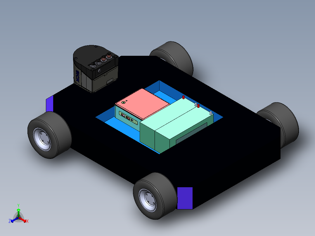 无人机器人 (15)正等轴测图