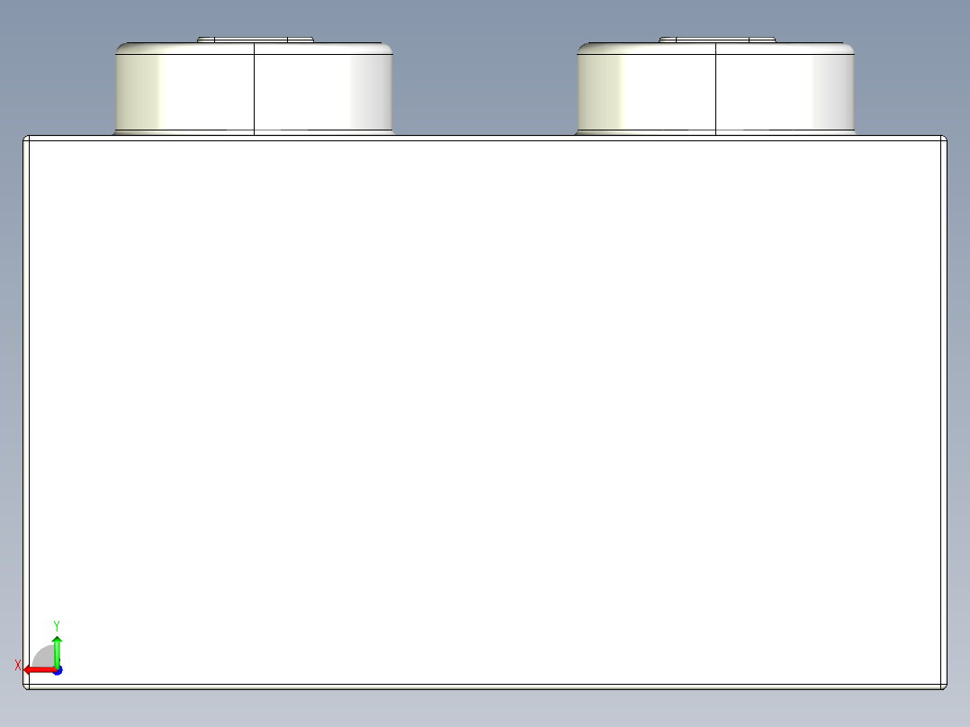 乐高套装 4421基本积木-300301 White Brick 2 x 2.STEP后视图