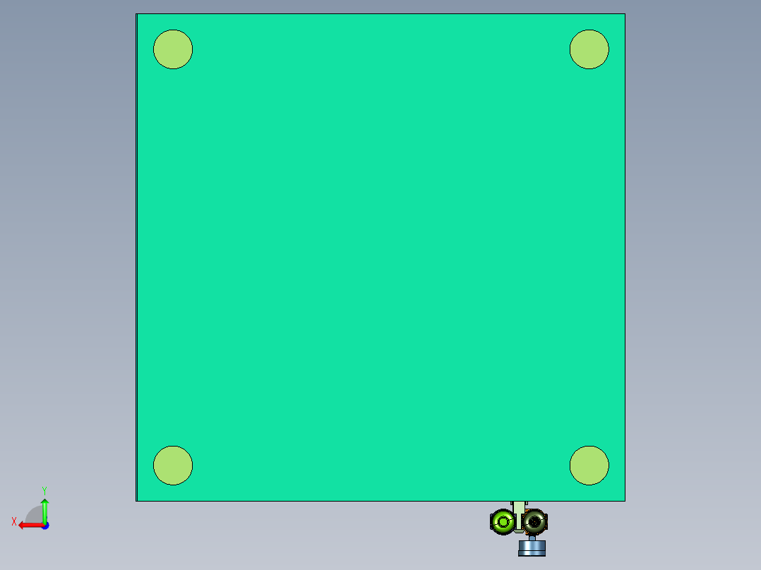 硅片自动堆叠插片机后视图