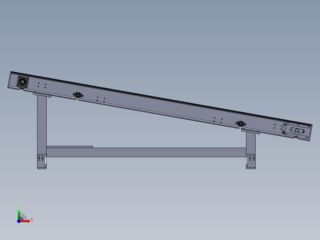 hs-80t-产品输送装置前视图