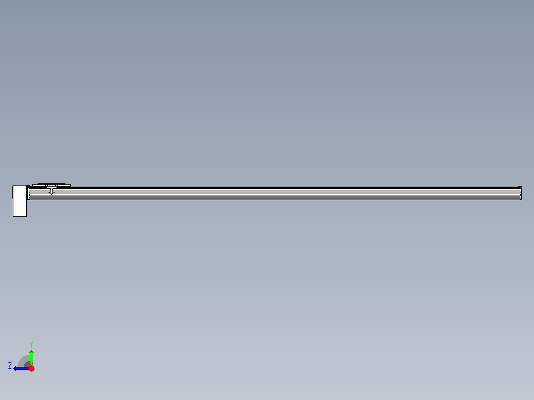 同步带全封闭直线模组TPA-HCB-14D-120-L2100-RP-C-P40-N3右视图