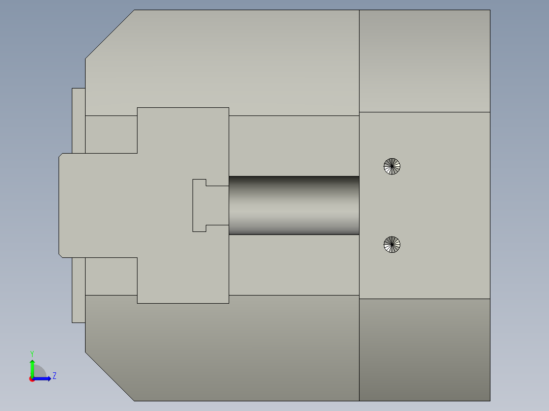 普通气爪PH15-50S左视图