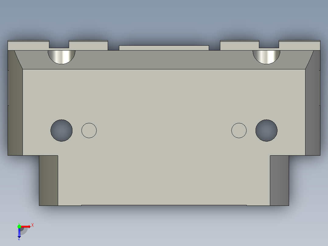 普通气爪PH15-50S俯视图