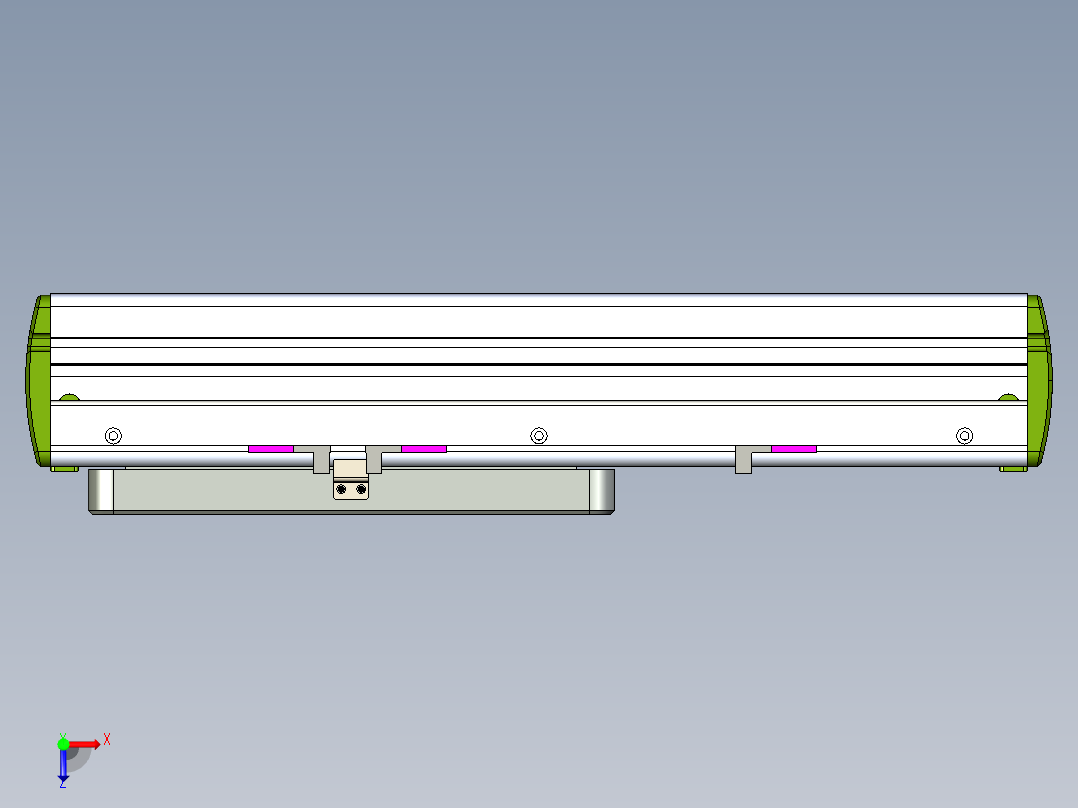 威洛博LC系列3d模型模组LC14S2Y-S150俯视图