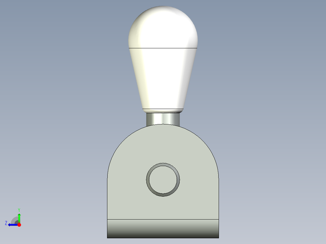 滑动弹簧插销右视图