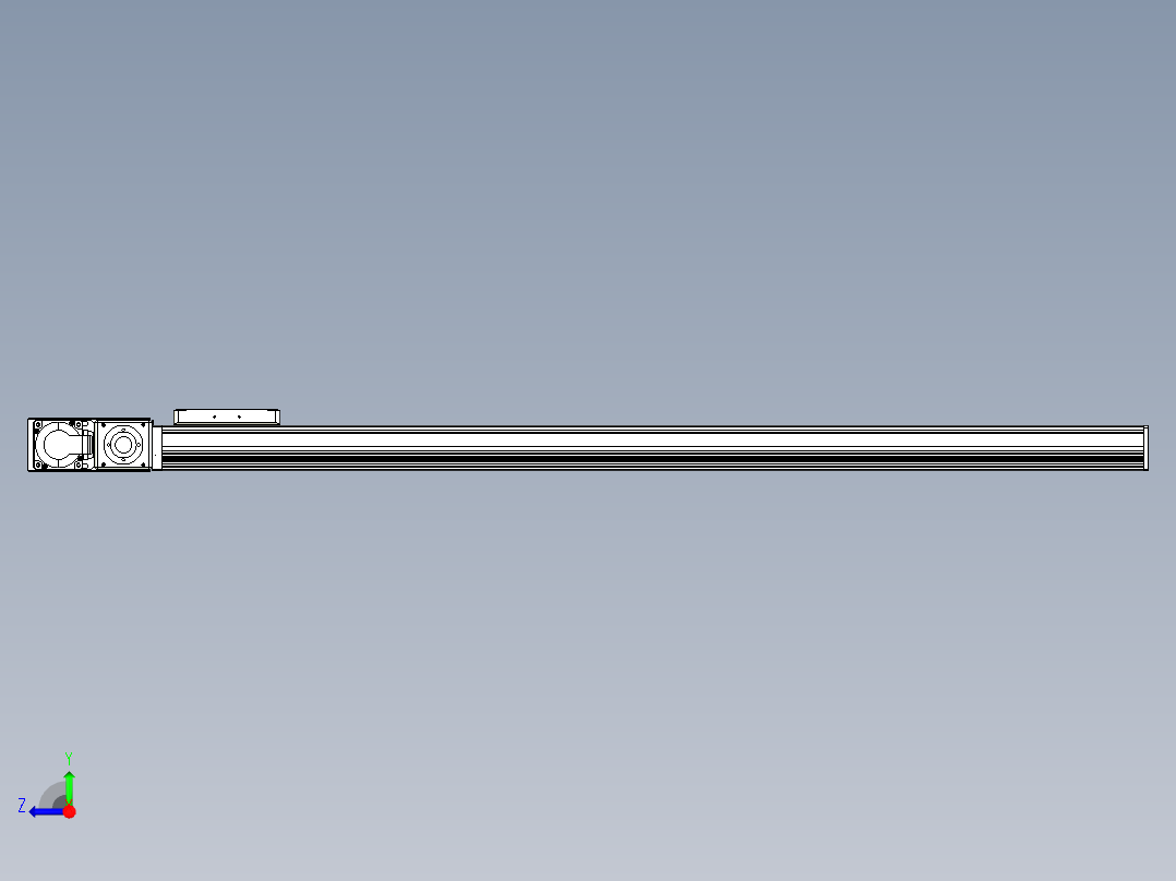 同步带全封闭直线模组TPA-HCB-105D-90-L1000-ML-C-P20-N3右视图