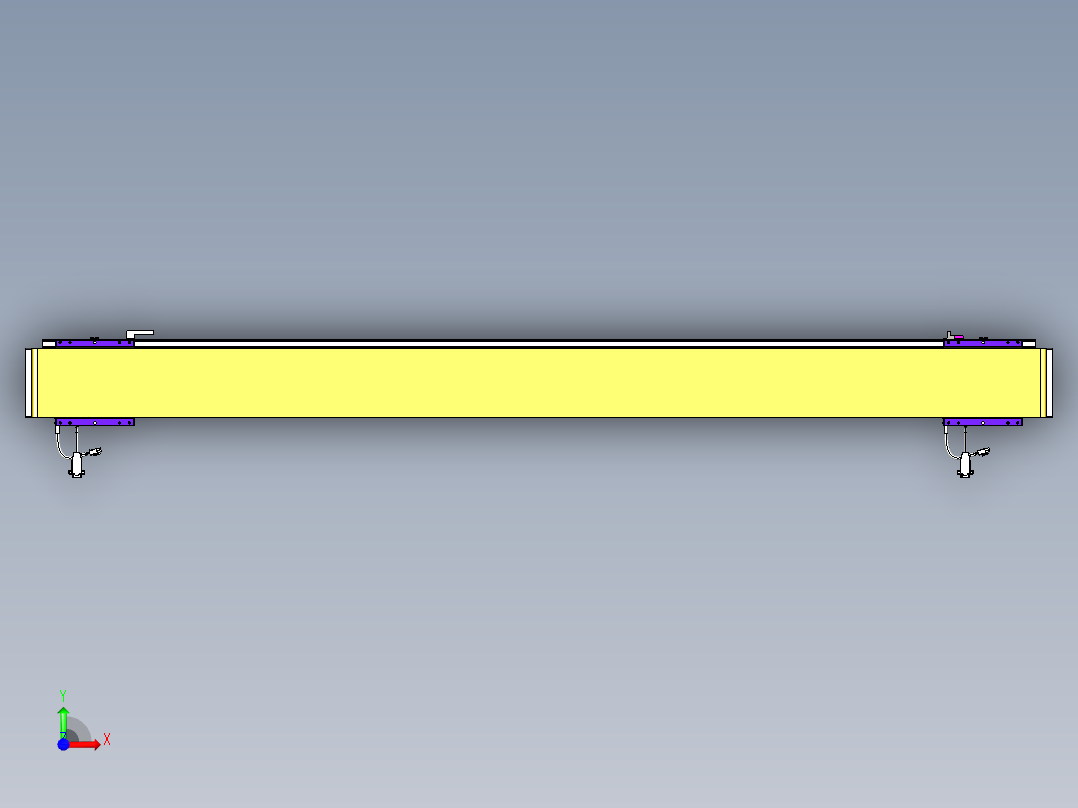 威洛博VL系列直线电机模组-2VL14S2-S1600前视图