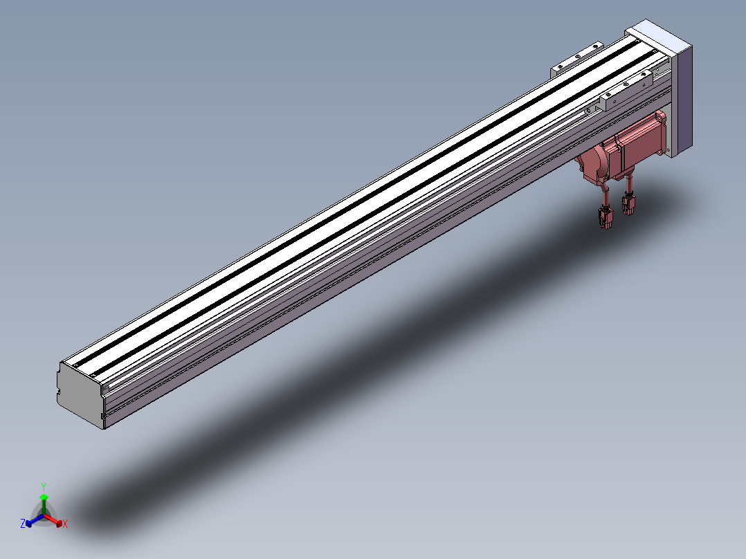 精密模组MY80S-T10-800L-P20B-BM-C4正等轴测图