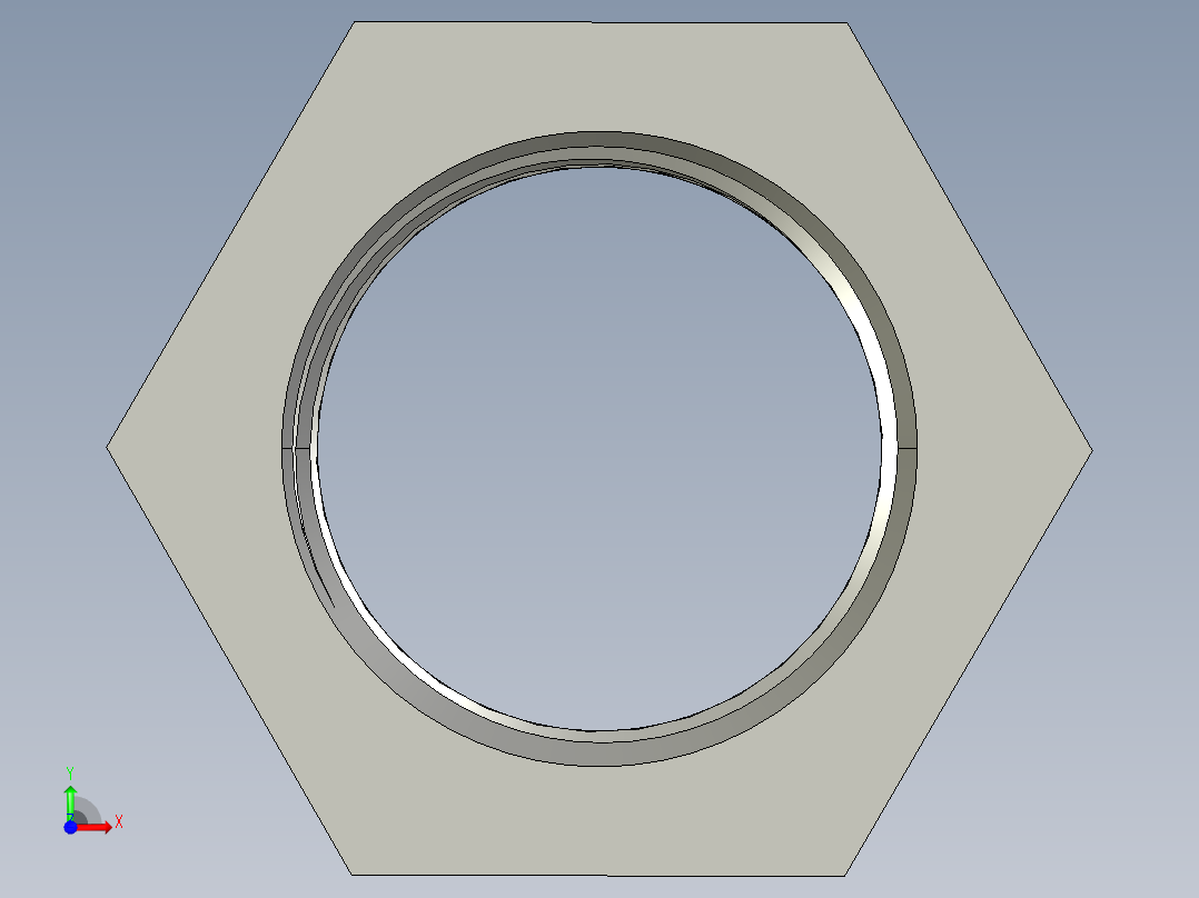 管件接头、螺纹接头、三通(15)前视图