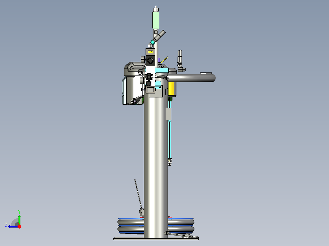固瑞克涂胶泵igs右视图