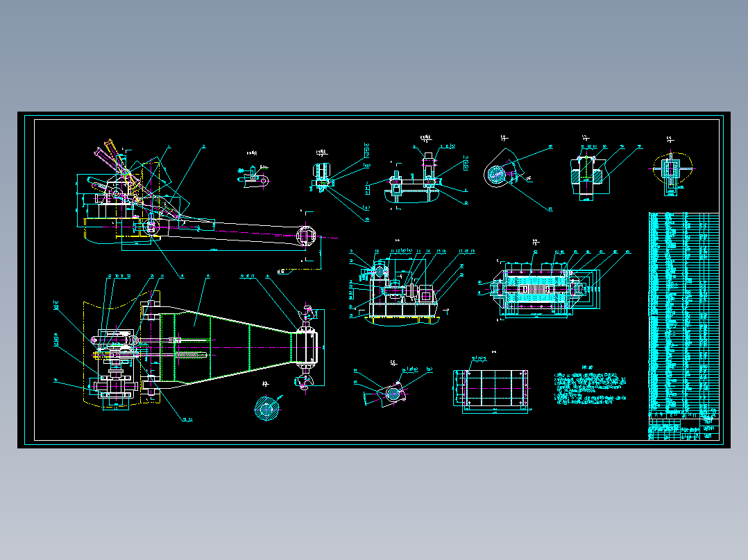 JS053-火车车厢用推车机设计
