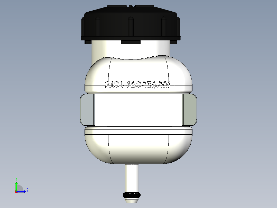 适用于不同需求的液体罐左视图