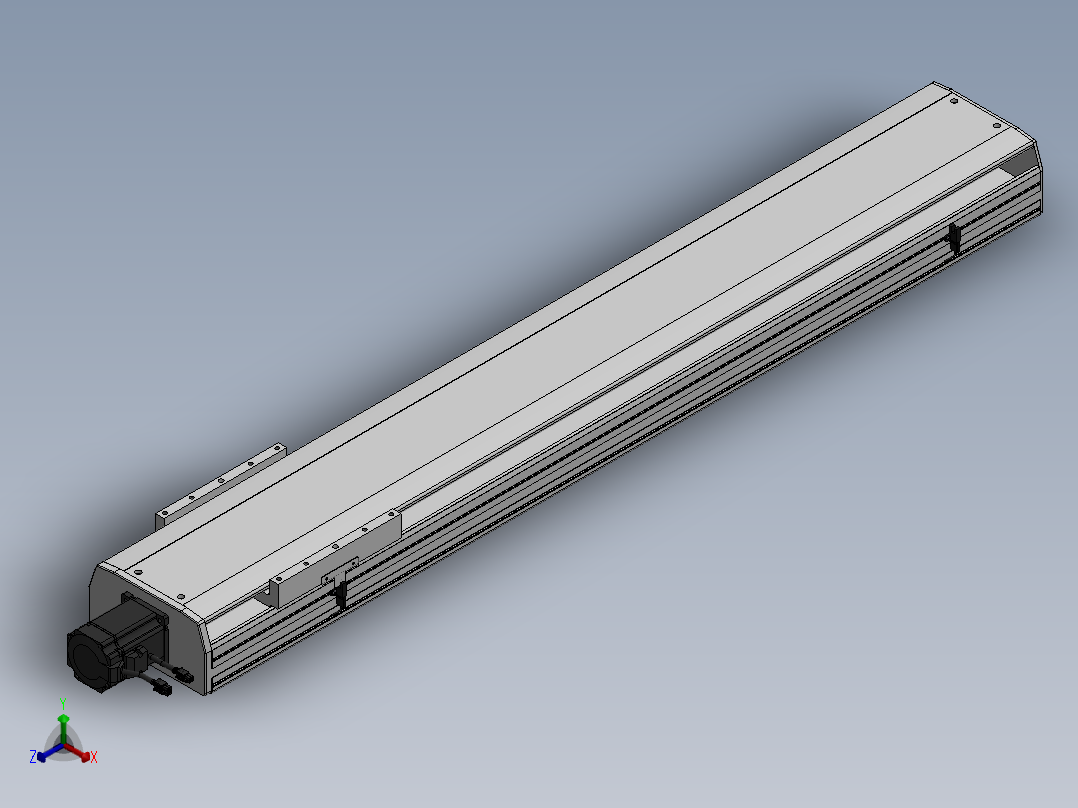 精密模组MY220-T10-1150L-BC-P75B-C4-C正等轴测图
