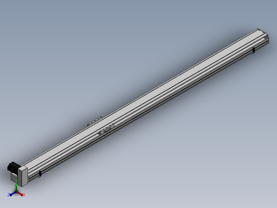 精密模组MT140-L110-2200-RU-M40-C4正等轴测图