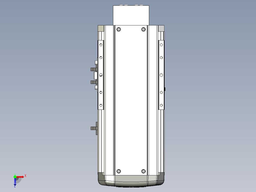 Toyo东佑达直线模组-ETH14-100-BM-200W+煞車俯视图