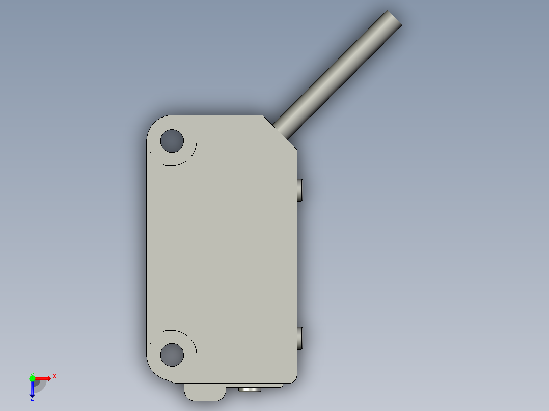 基恩士PZ-V71_kc图纸模型俯视图