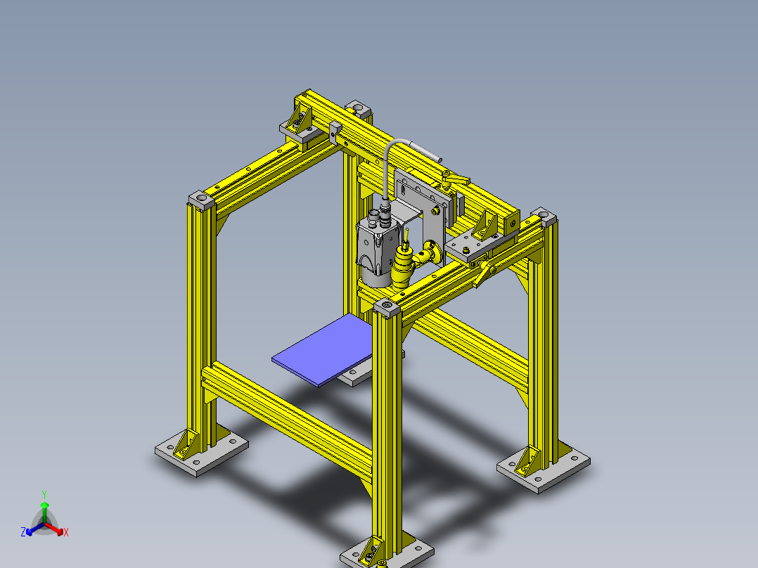 读码器定位机构