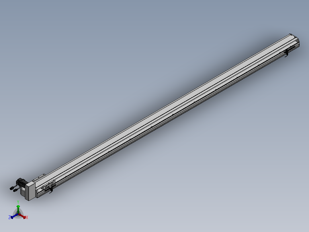 精密模组MT100-L78-2200-RU-M10-C4正等轴测图