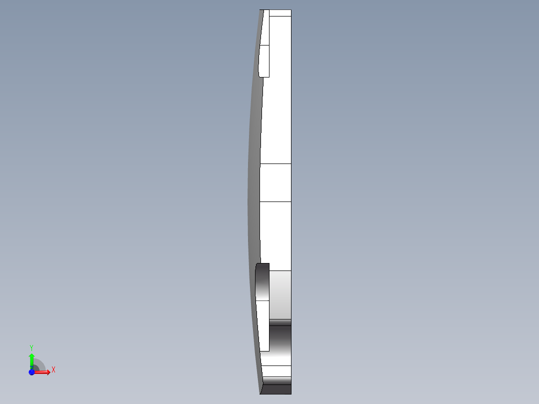 异步电机BMH070_Abschlussdeckel前视图