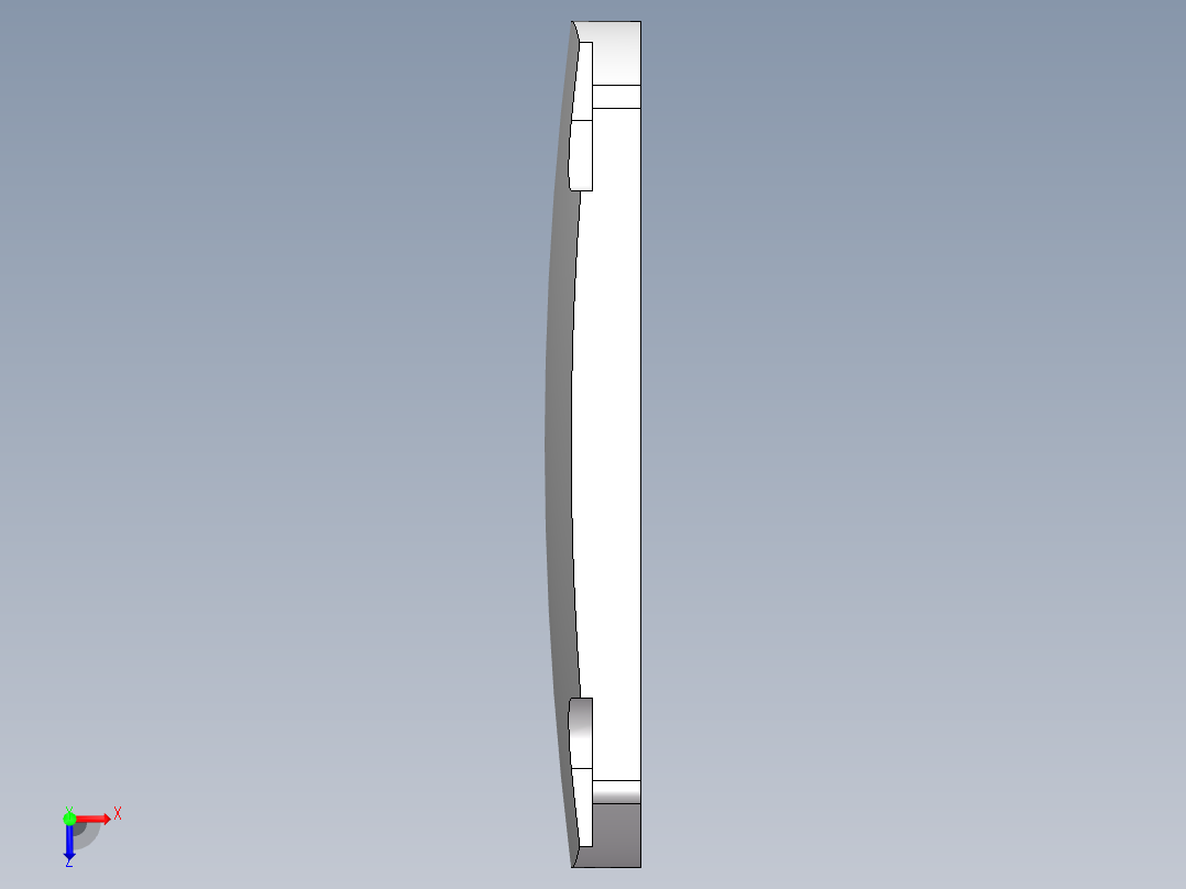 异步电机BMH070_Abschlussdeckel俯视图