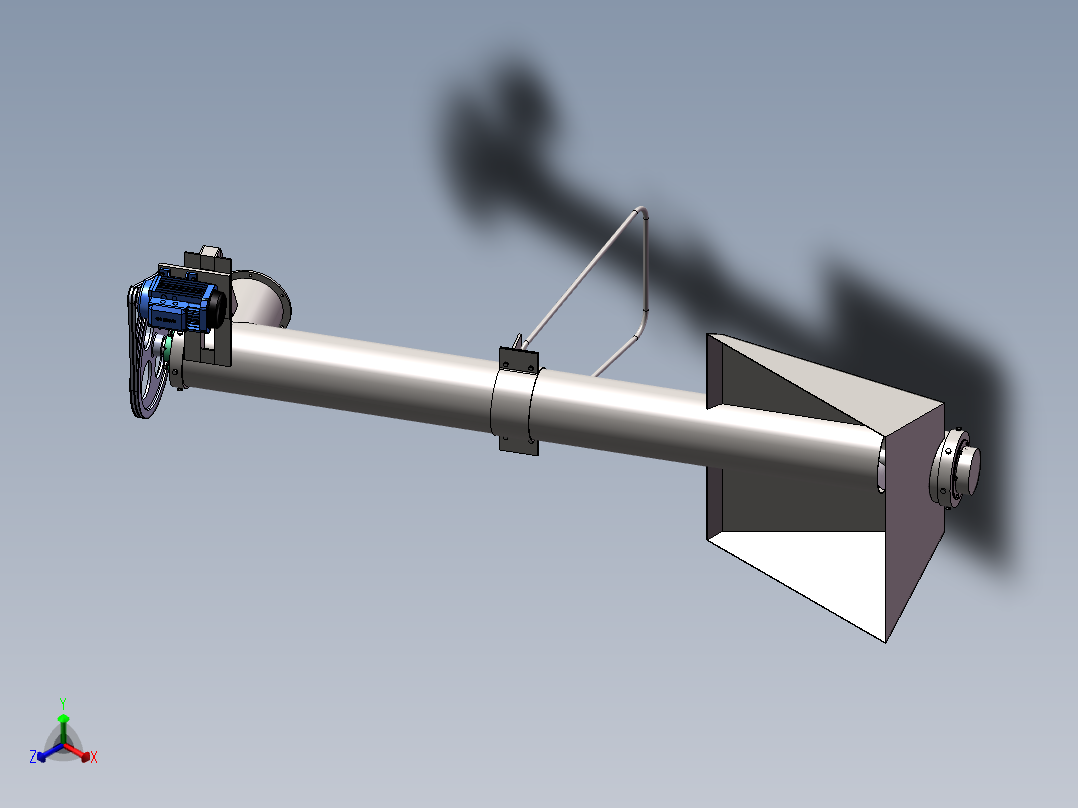 轮胎粉末装袋机——螺旋输送==822362==360正等轴测图