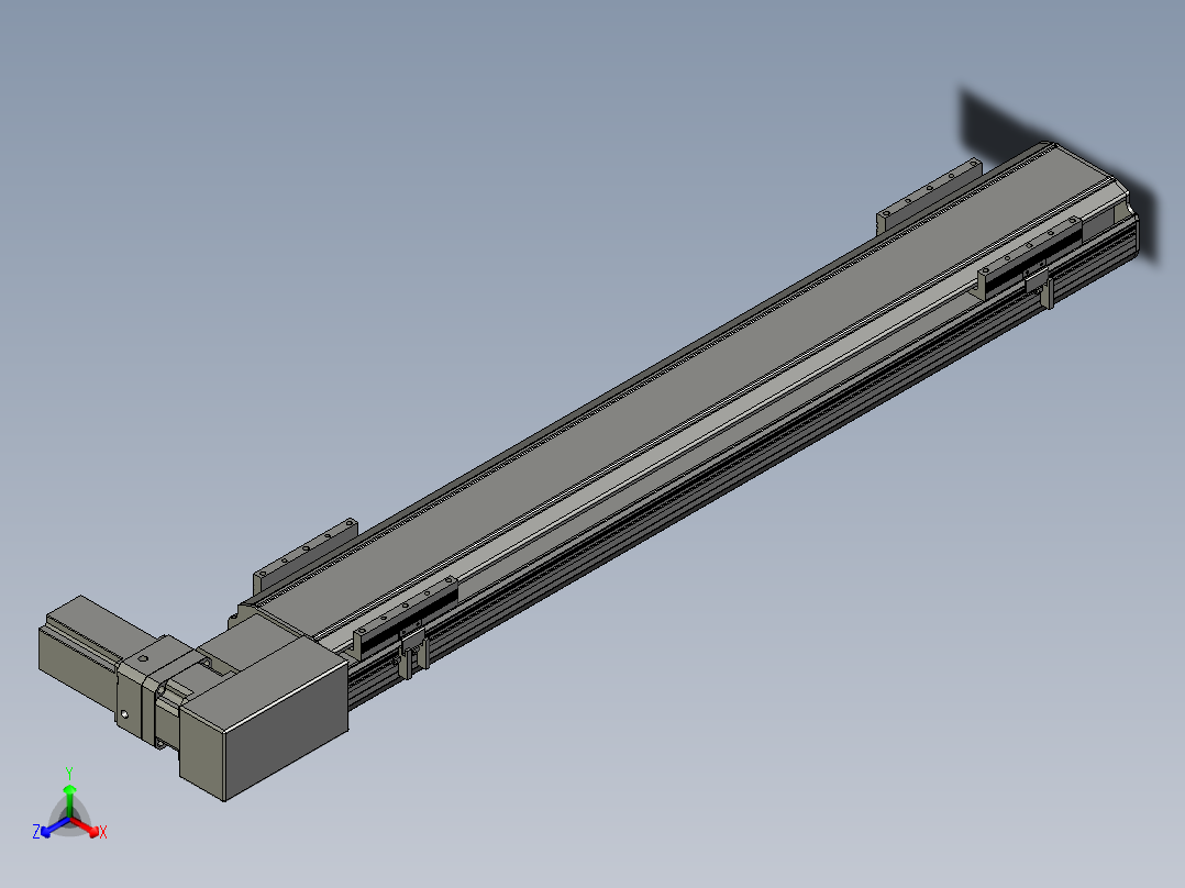直线模组LHB17-L40-S950-BR设计图纸