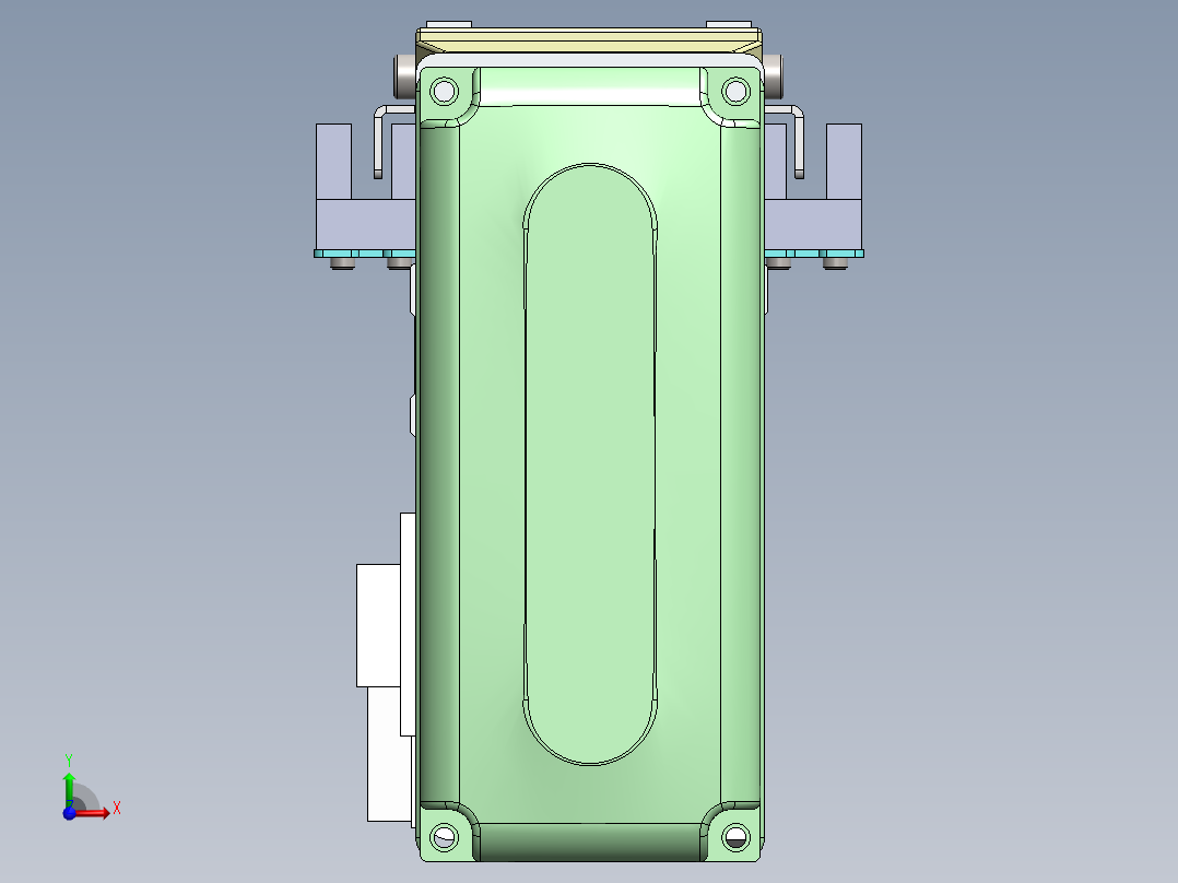 GTH内嵌丝杆全封闭GTH4-BM-100W前视图