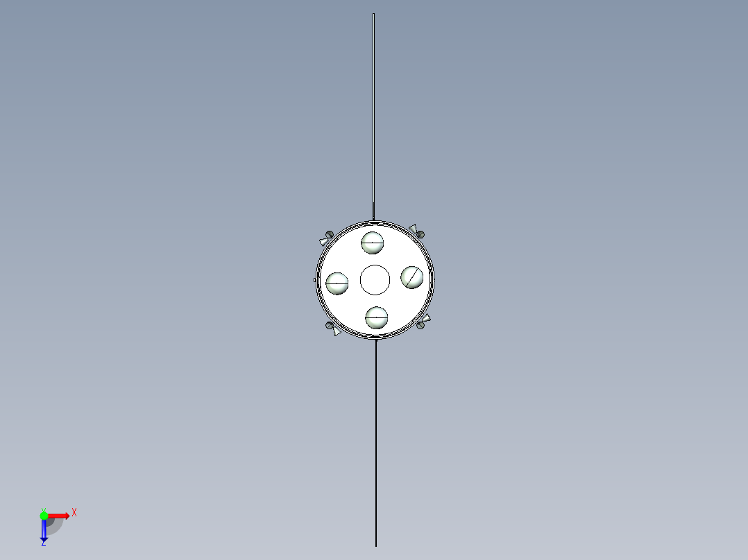 太空货物存储运输机构3俯视图