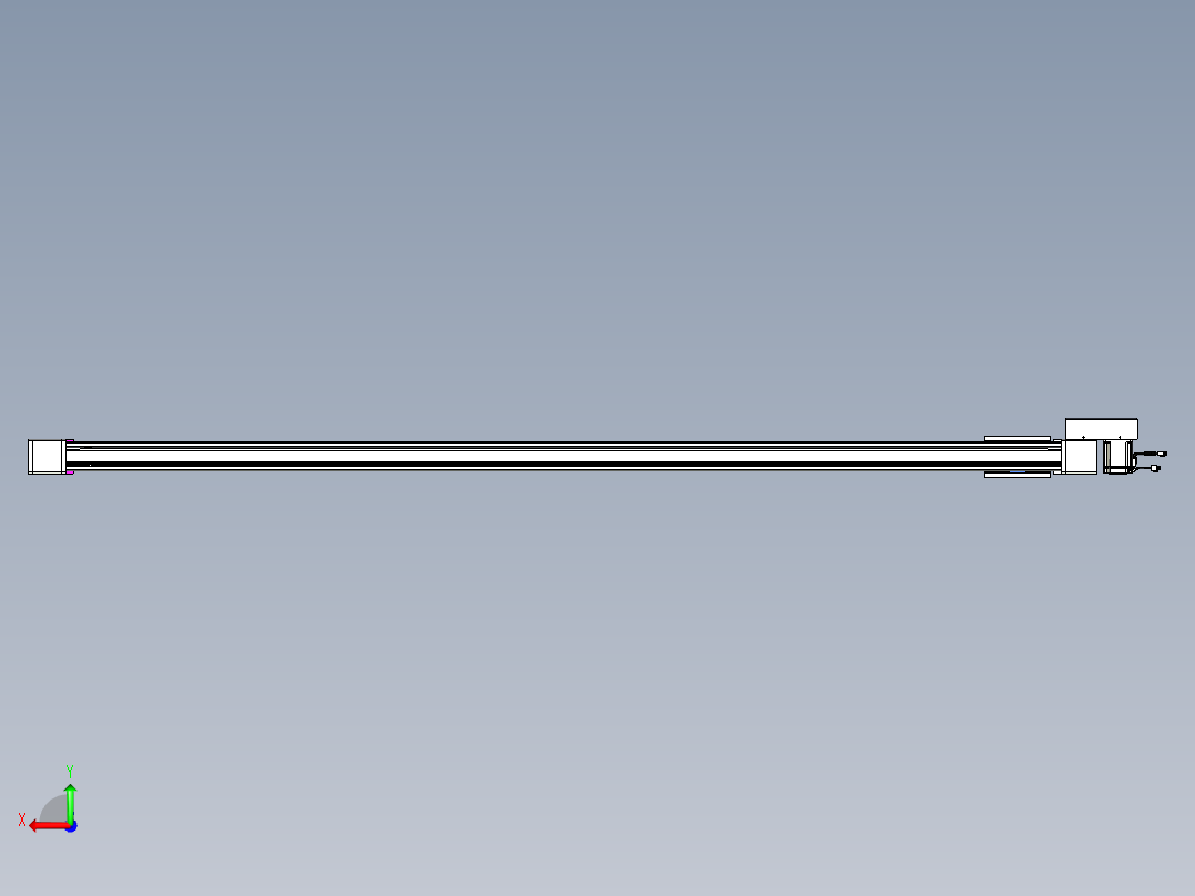 威洛博LB.GB同步带传动--欧规系列GB8-L96-S2500-BR-P75后视图