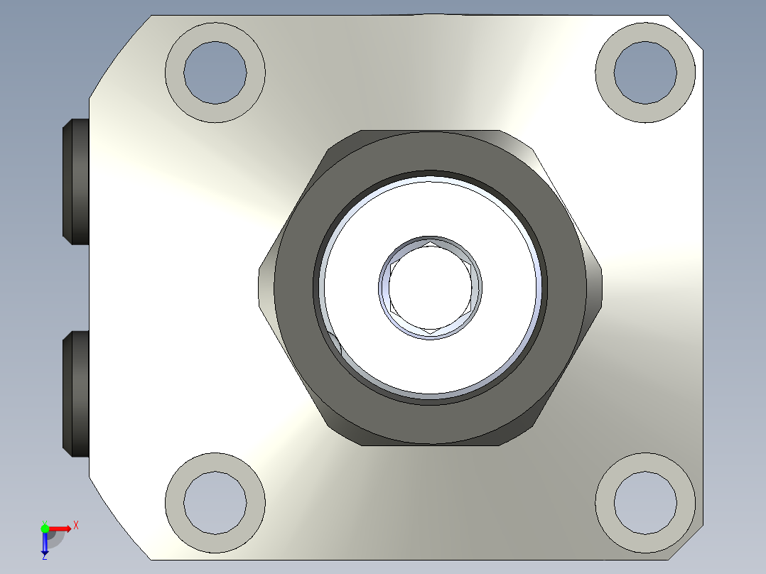 KOSMEKLHS0900-CR-Y30多系列多零件图纸模型俯视图