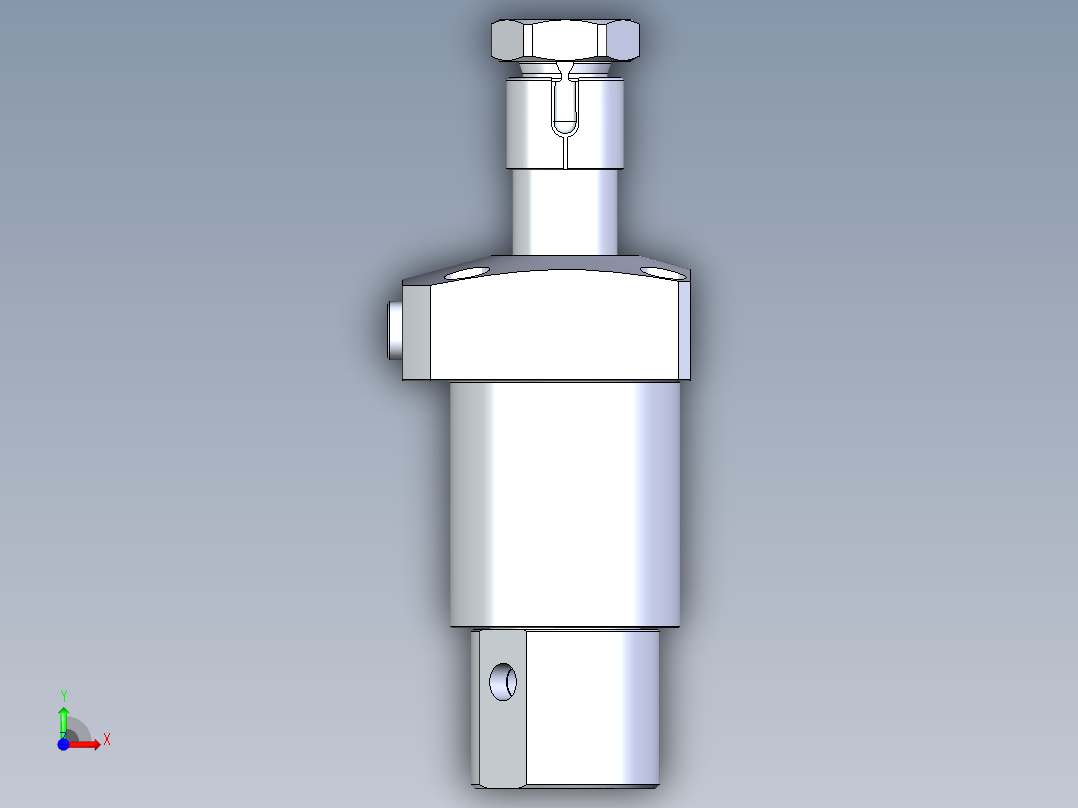 KOSMEKLHA0550-CRN多系列多零件图纸模型前视图