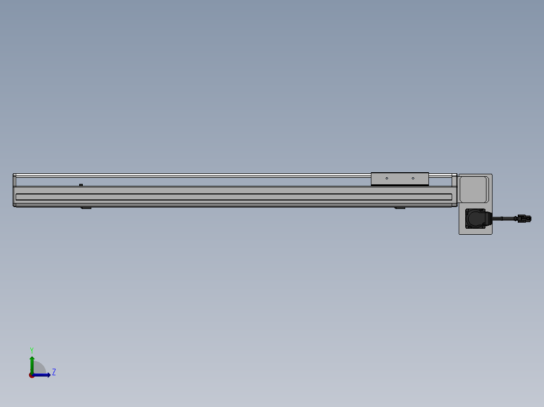 精密模组MT100-L78-600-RD-M10-C4左视图