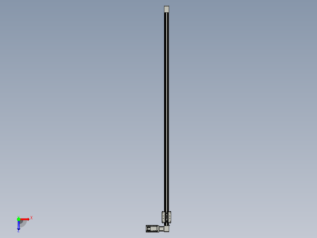威洛博直线电机模组EB4-L80-S1600-R-57-MS3俯视图