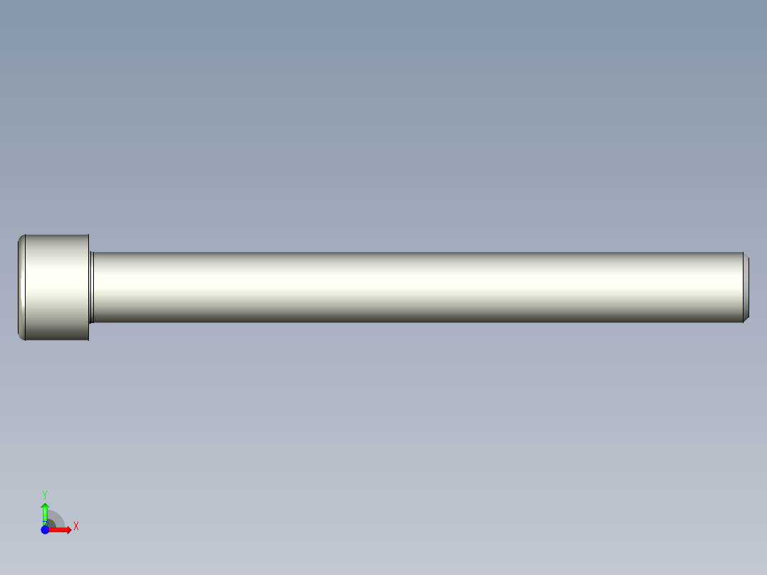 螺钉-DIN_912-M16x150.stp前视图