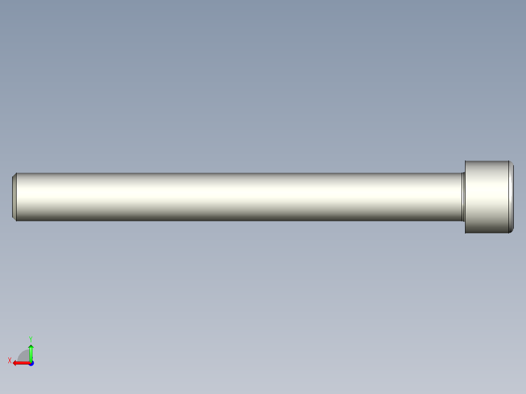 螺钉-DIN_912-M16x150.stp后视图