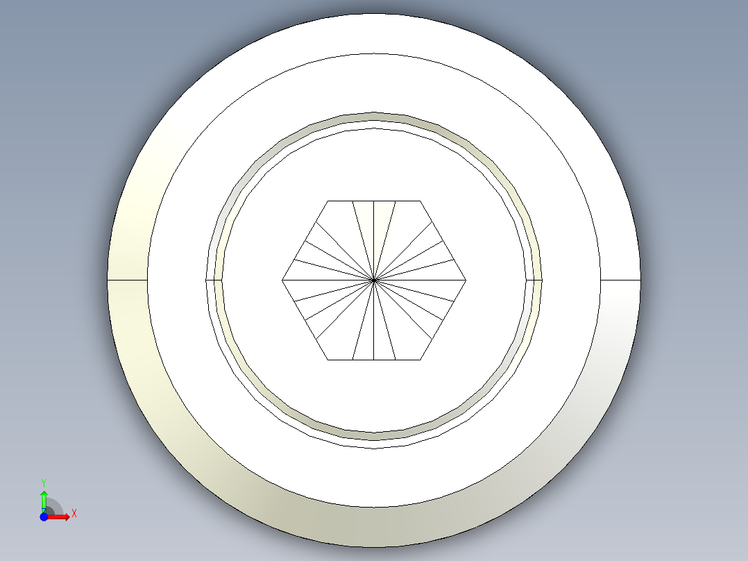 定位柱(防塵環)2206-3D多系列多零件图纸模型前视图