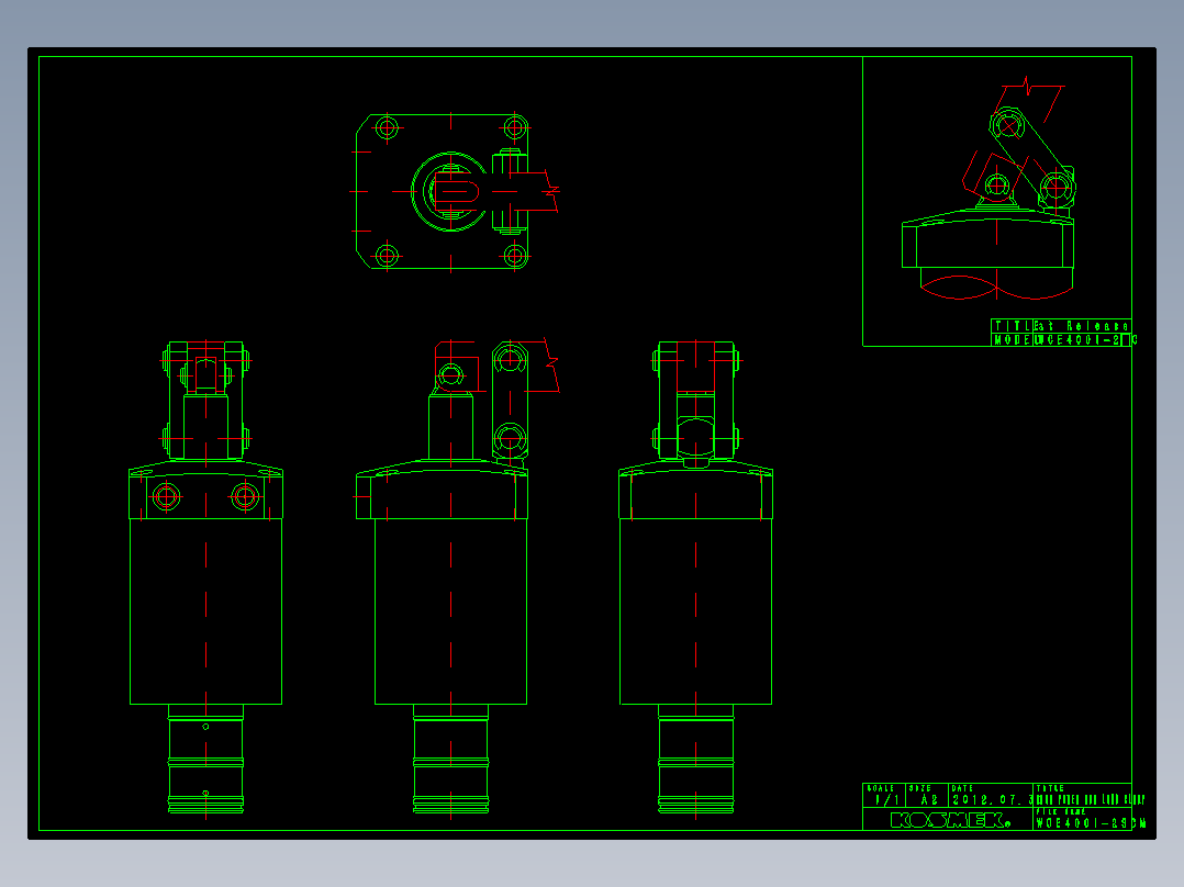 KOSMEKWCE4001-2SCM多系列多零件图纸模型多系列多零件图纸模型