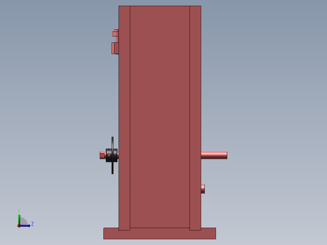 凸轮机械手（可转向）左视图