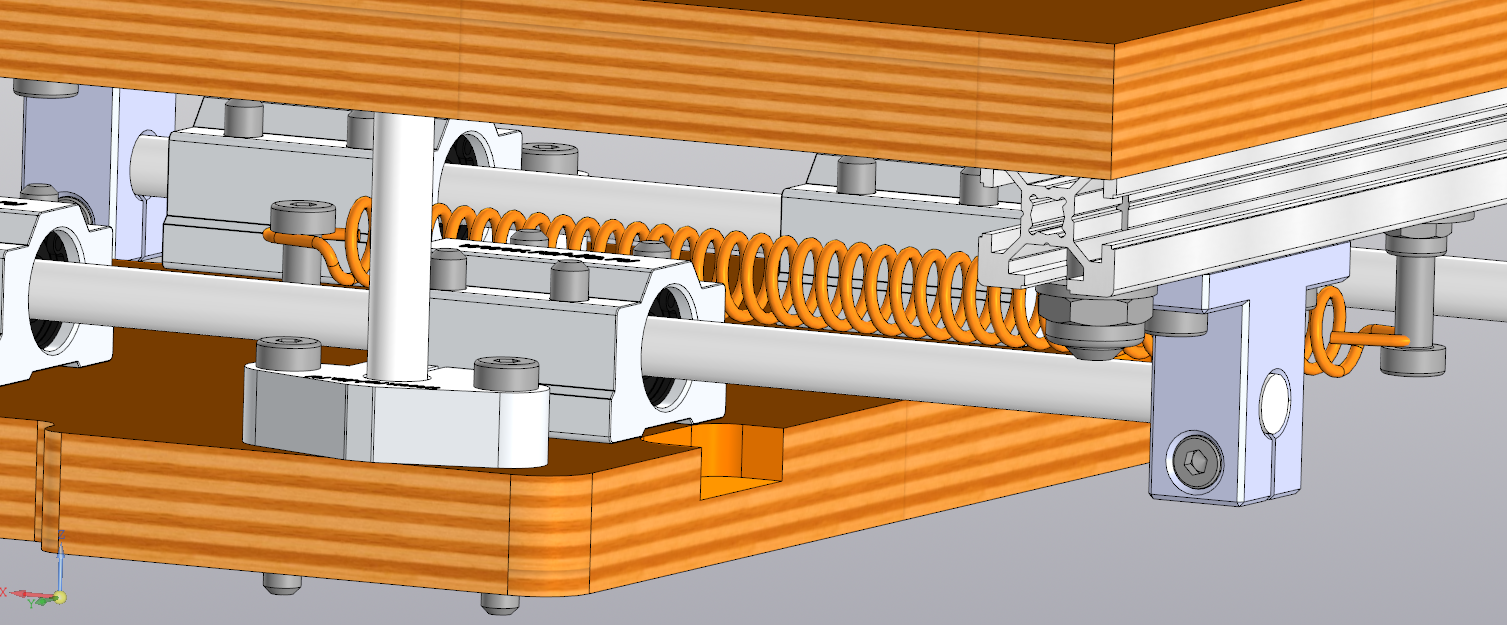 用于在家具坯料的末端钻孔两轴装置