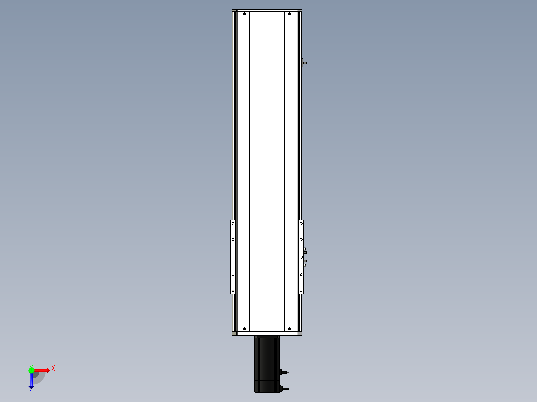 Toyo东佑达直线模组-ETH22-600-BC-750W+煞車俯视图