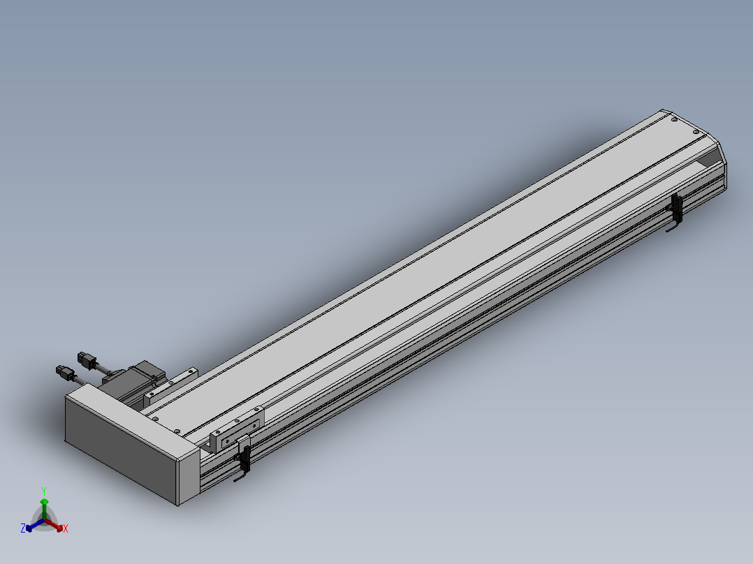 精密模组MY130-T10-800L-BR-P20B-C4-C正等轴测图
